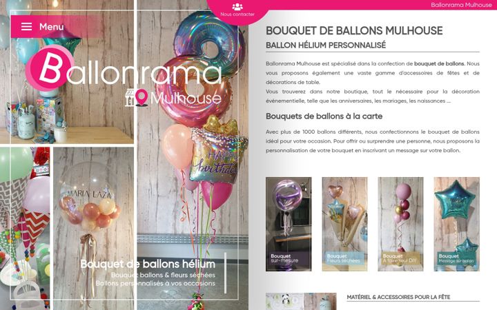 Screenshot of ballonrama-mulhouse.com