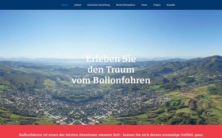 Screenshot of ballonsport-muellheim.de