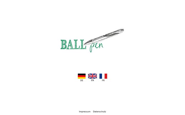 Screenshot of ballpens.de