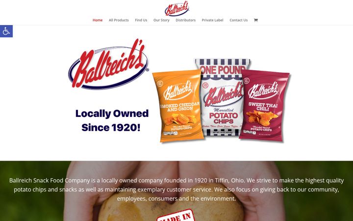 Screenshot of ballreich.com