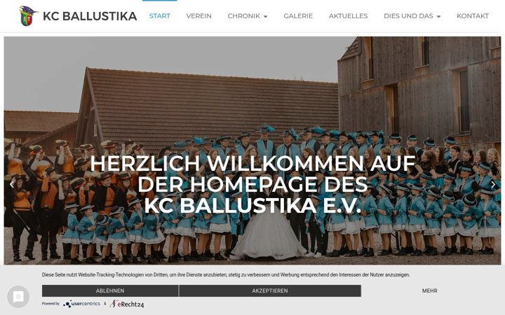 Screenshot of ballustika.de