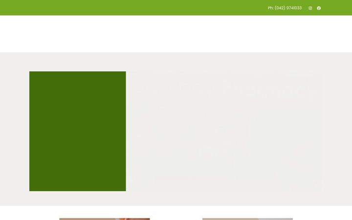Screenshot of ballybaypharmacy.ie