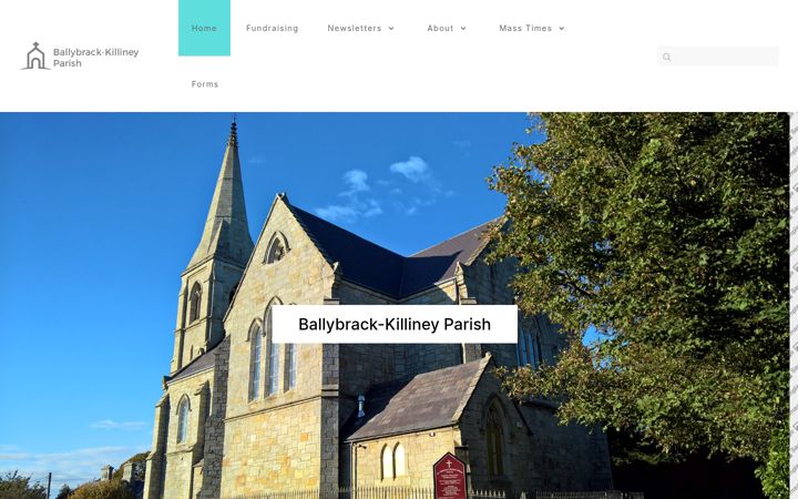 Ekrano kopija ballybrack-killiney-parish.org