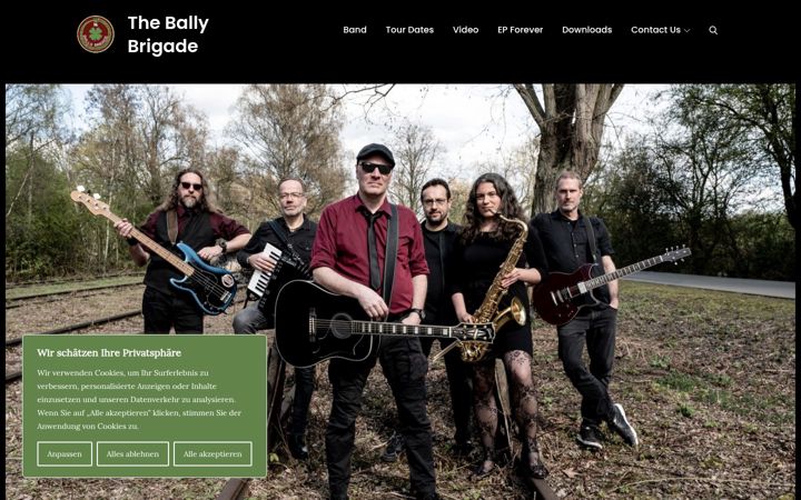 Screenshot of ballybrigade.com