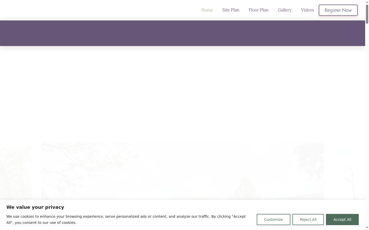 Screenshot van de toestemmingsbanner zoals getoond vóór enige interactie