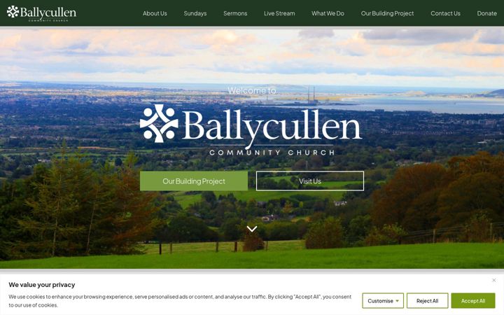 Screenshot of ballycullencc.com
