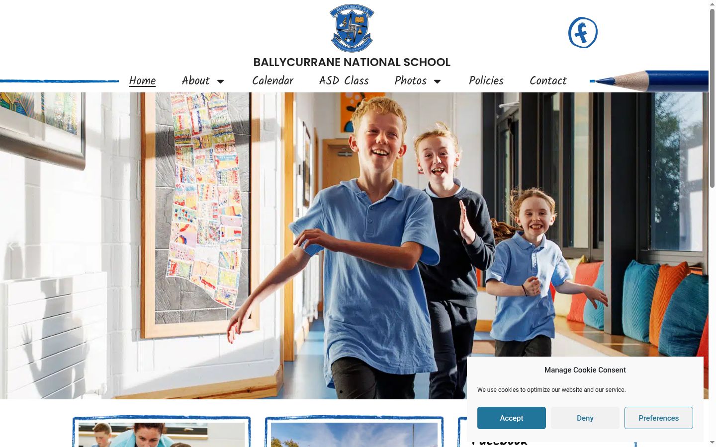Screenshot van de toestemmingsbanner zoals getoond vóór enige interactie