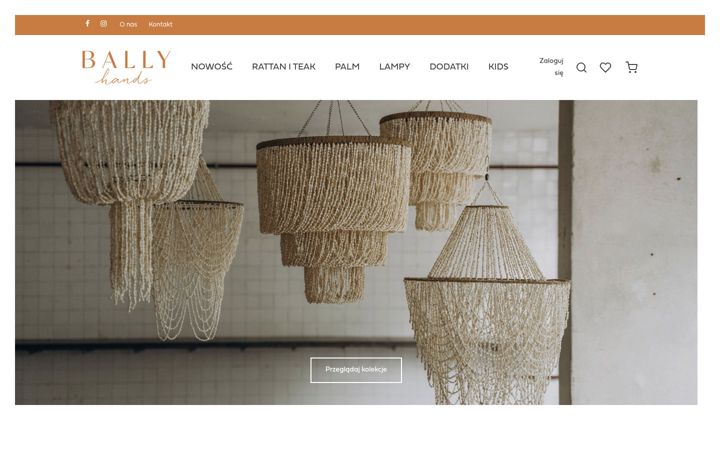 Screenshot of ballyhands.com