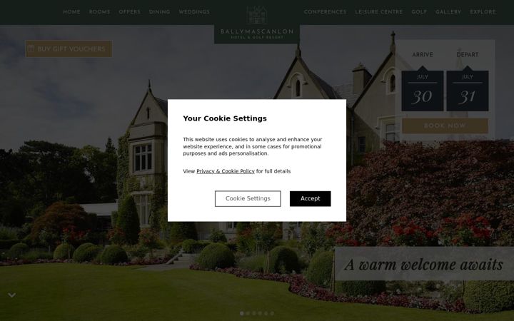 Screenshot of ballymascanlon.com