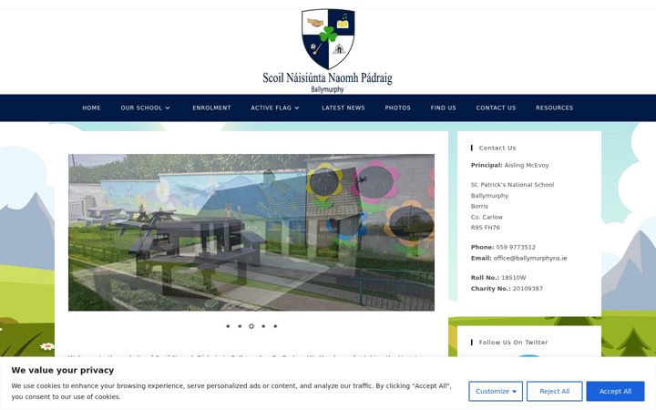 Screenshot of ballymurphyns.ie
