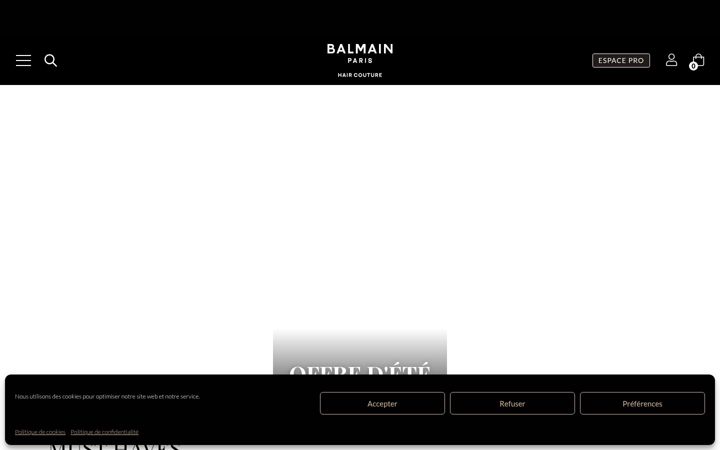 Screenshot of balmainhair.fr