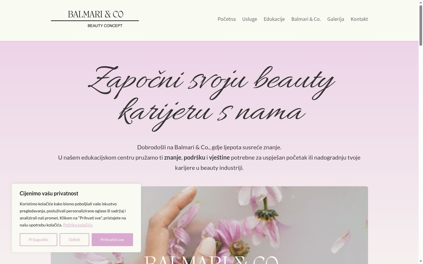 Screenshot του banner συγκατάθεσης που εμφανίστηκε πριν από οποιαδήποτε αλληλεπίδραση