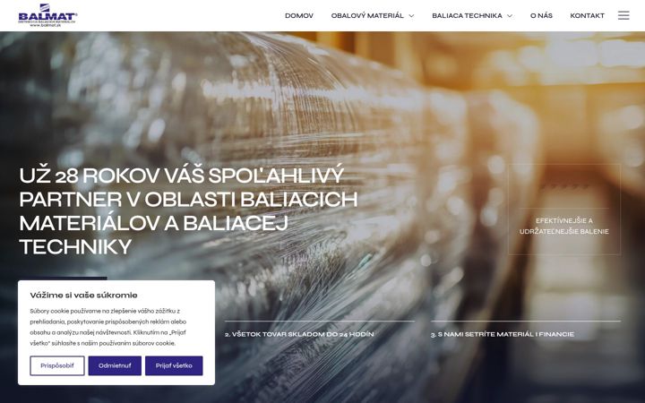 Screenshot of balmat.sk