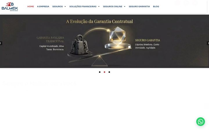 Екранна снимка на balmek.com.br