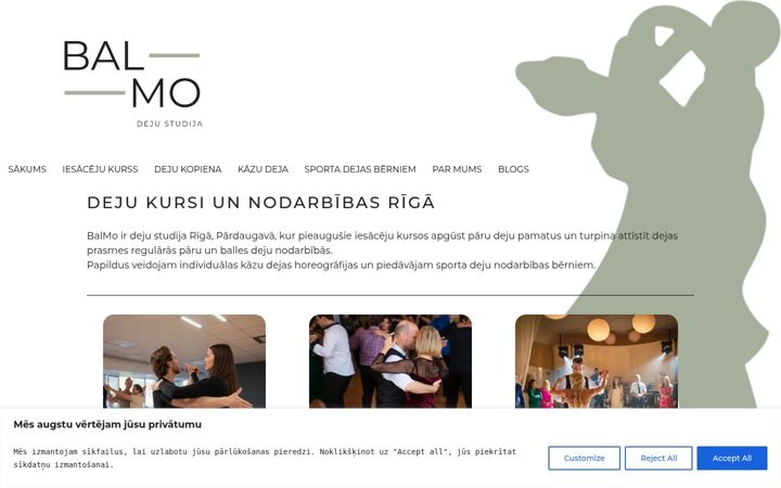 Screenshot of balmo.lv