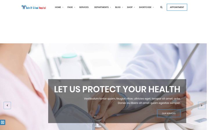 Screenshot of balmofgileadhospitals.com