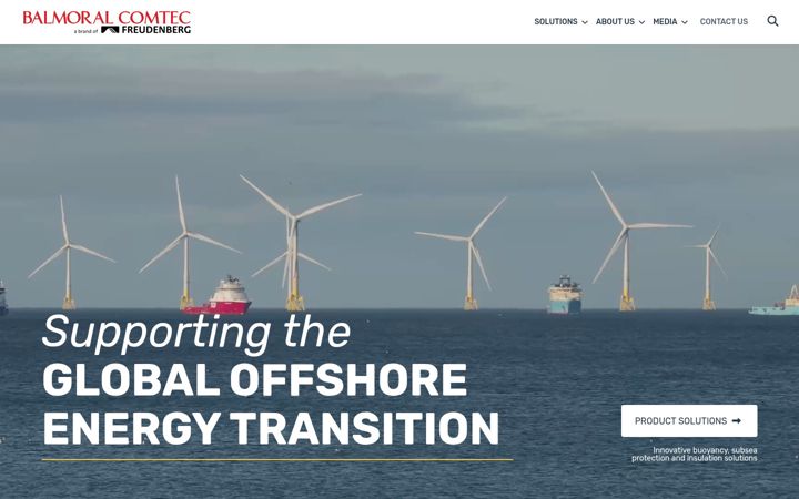 Screenshot of balmoraloffshore.com