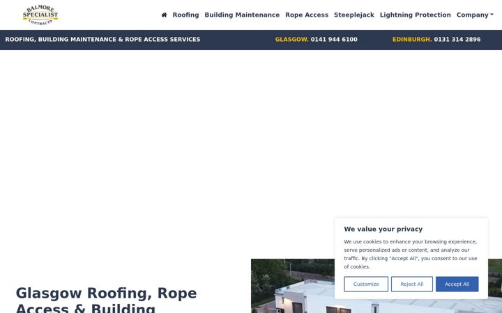 Screenshot of balmore-ltd.co.uk