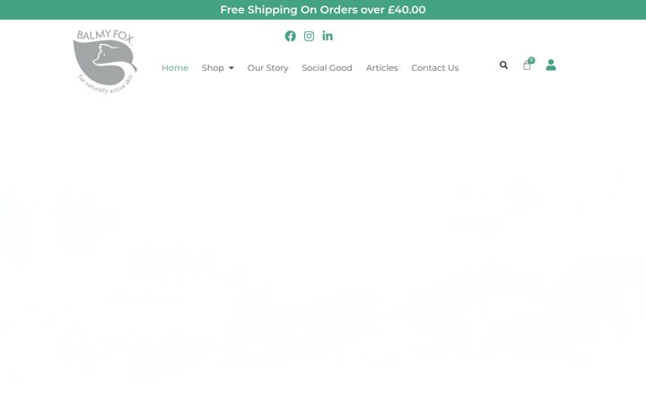 Screenshot of balmyfox.co.uk