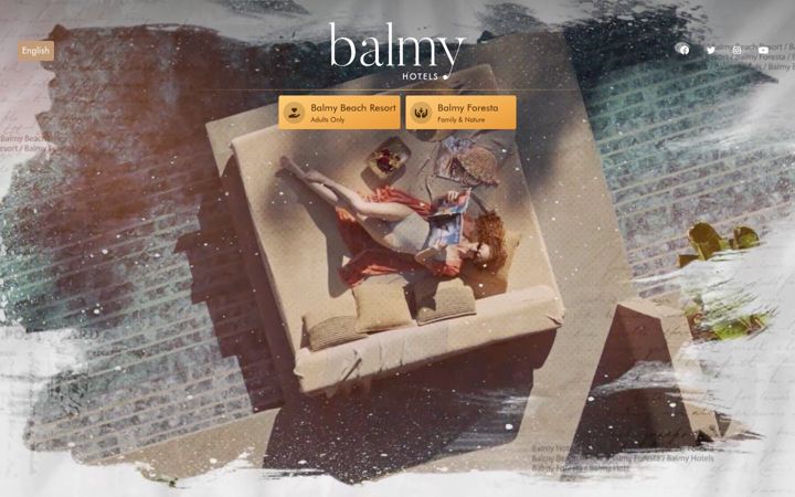 Screenshot of balmyhotels.com