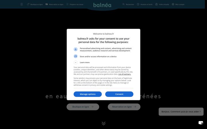 Screenshot of balnea.fr