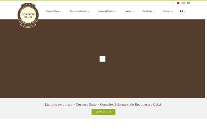 Screenshot of balnear-corporesano.ro