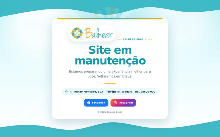 Screenshot of balnearbrasil.com.br