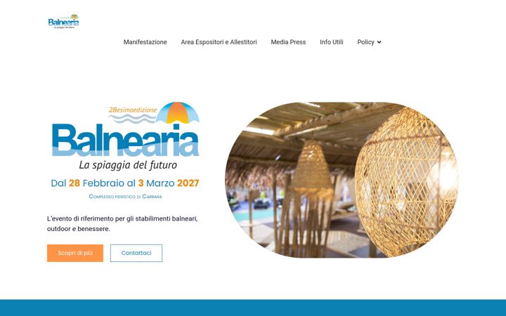 Screenshot of balnearia.it
