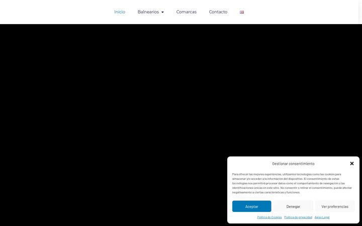 Screenshot of balneariosdeextremadura.com