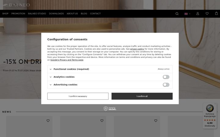 Screenshot of balneo.pl