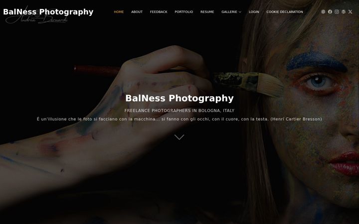 Screenshot of balness.it