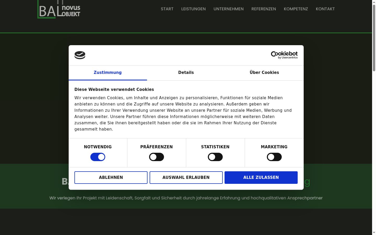Sutikimo reklamjuostės, rodytos prieš bet kokią sąveiką, ekrano kopija