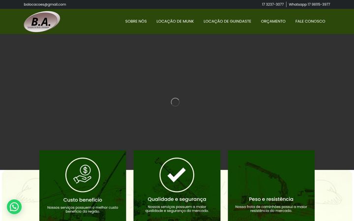 Screenshot of balocacoes.com.br