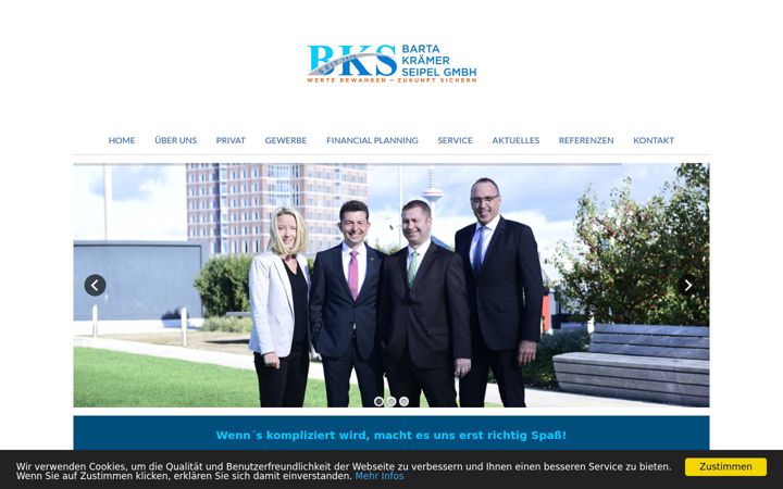 Screenshot of baloise-frankfurt.de