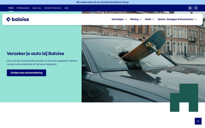 Screenshot of baloise.be