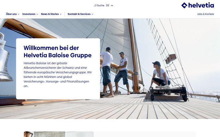 Screenshot of baloise.com