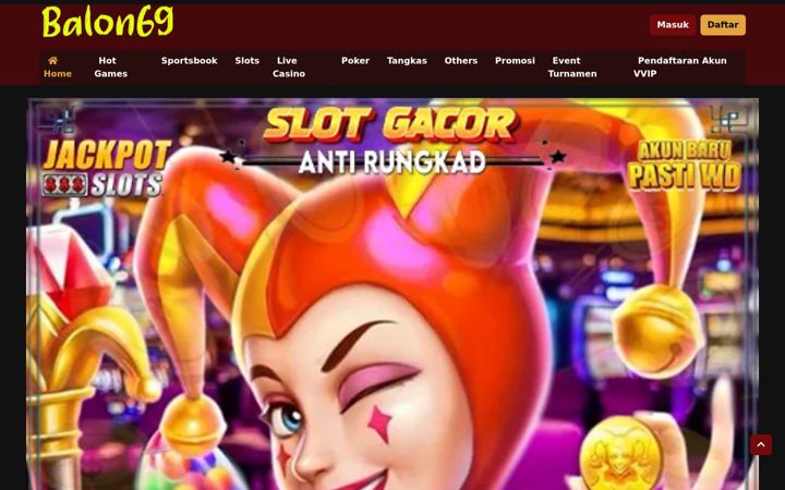Screenshot of balon168slot.com