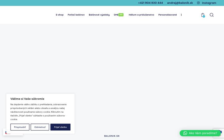 Screenshot of balonik.sk