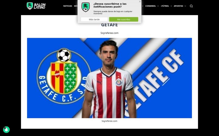 Screenshot of balonlatino.net