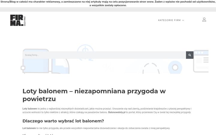 Screenshot of balonoweloty.pl