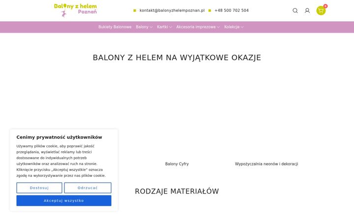 Screenshot of balonyzhelempoznan.pl