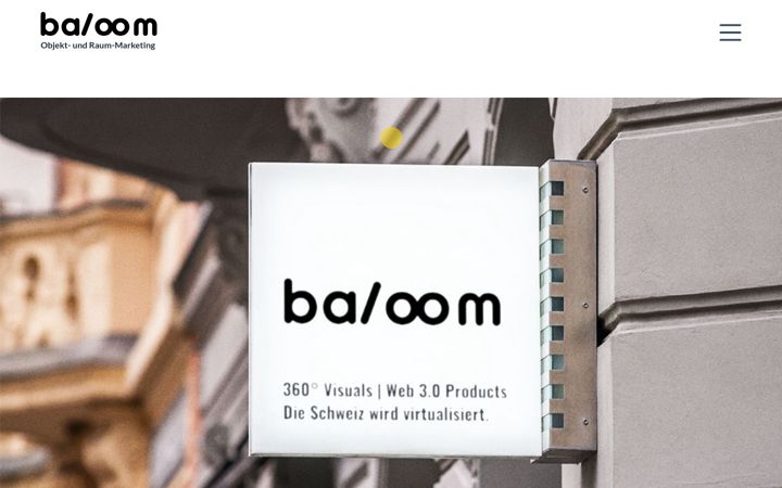 Screenshot of baloom.ch