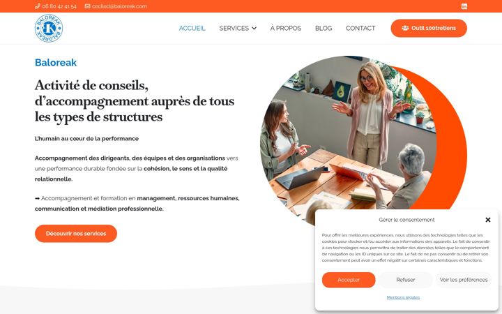 Screenshot of baloreak.com