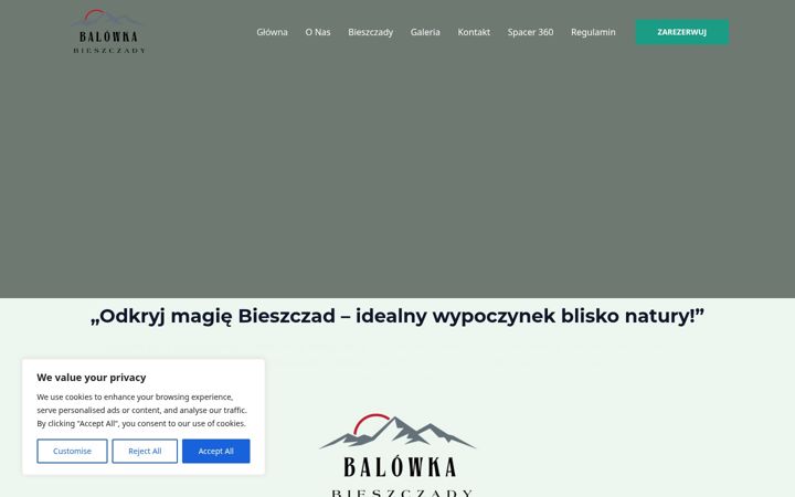 Screenshot of balowka.bieszczady.pl