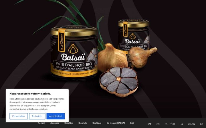Screenshot of balsai.ca