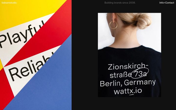 Screenshot of balsamstudio.com