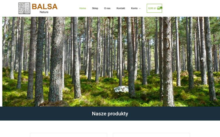 Screenshot of balsanature.pl