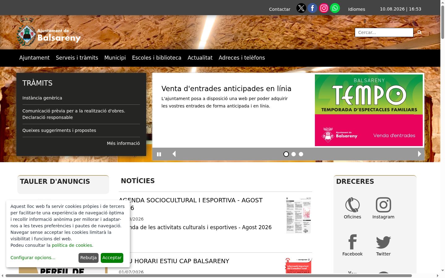 Snímka obrazovky banera súhlasu zobrazeného pred akoukoľvek interakciou