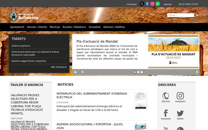 Screenshot of balsareny.es