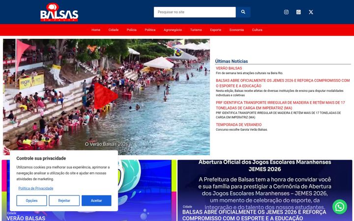 Screenshot of balsasempauta.com